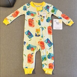 Burt's Bees Baby Juice Box Print Footie